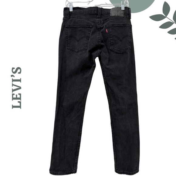 Levi’s Men’s 511 Slim Fit Jeans – Black Wash (W30 L30) - Picture 3 of 8